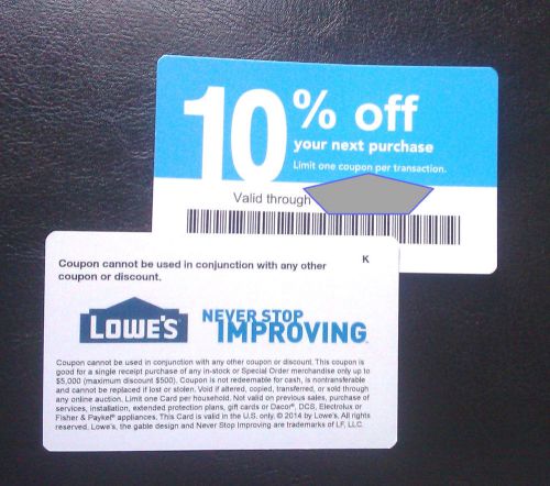 MAY 15th COUPONS (x20) &gt; 10% Off GOOD AT MENARDS &amp; HOME DEPOT ONLY