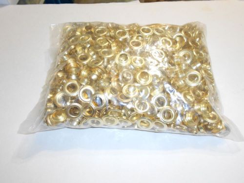 1000 #3 (7/16&#034;) Grommets - Machine Press Brass Grommets And Washers