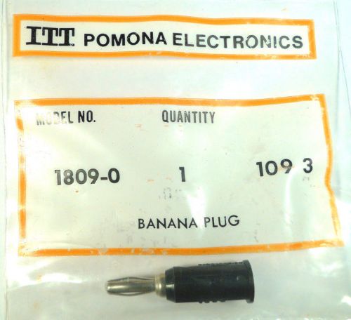Pomona 1809-0 - adaptor adapter pin-tip-jack&lt;=&gt;banana-plug - *unused* *nib* qty4 for sale