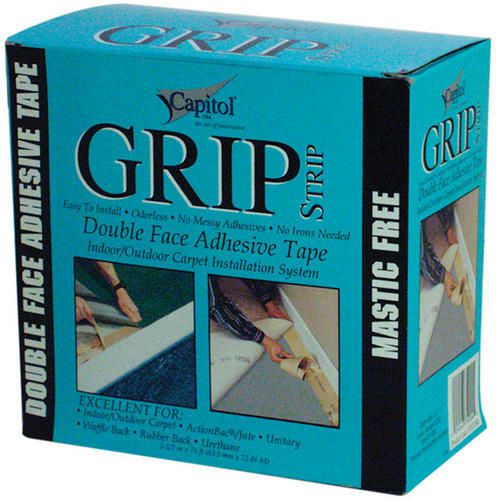 Capitol Grip Strip Double Faced Adhesive Tape, Indoor/Outdoor Caroet Tape 15&#039;