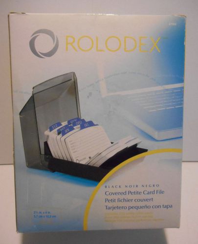 Rolodex #67093 ~ Covered Petite Address Phone Card File w/250 Cards ~ NEW!