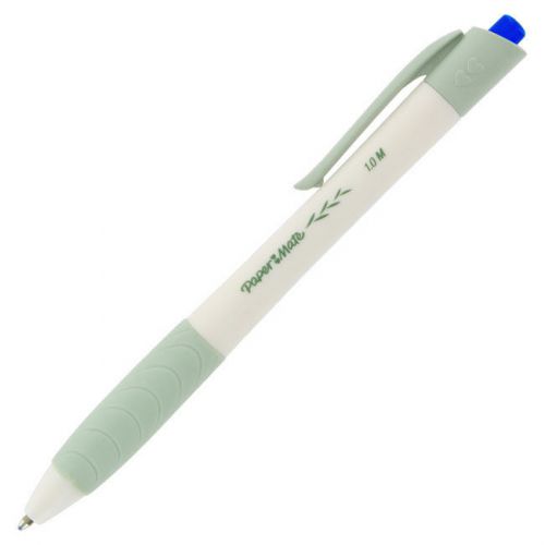 Paper Mate Earth Write Biodegradable Retractable Ball Point Pens, Medium Point,
