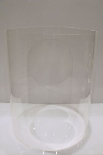 Clear Cast Acrylic Plexiglas Cylinder Tube Tubing 13.5” OD 15.5” Long 3/16 Thick