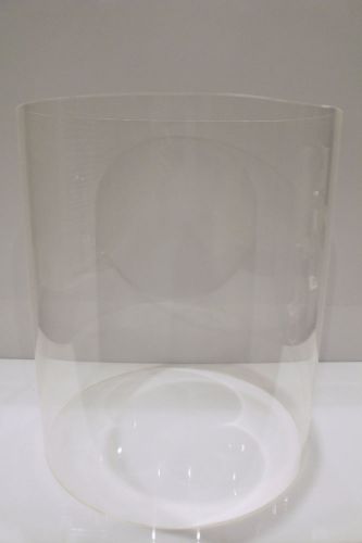 Clear Cast Acrylic Plexiglas Cylinder Tube Tubing 13.5” OD 15.5” Long 3/16 Thick