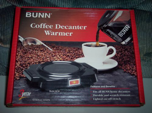 NEW Bunn Coffee Warmer Single Pot Model BCW
