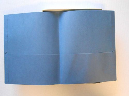 Avery 47985 Two Pocket Folders, Embossed Paper, 8-1/2&#034;x11&#034;, 25/BX, Dark Blue