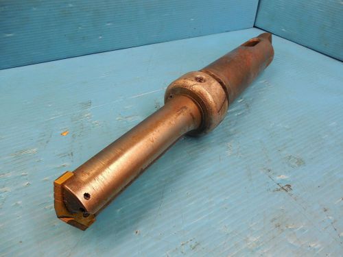 AMEC SPADE DRILL WITH MORSE TAPER #5 SHANK 2 1/16&#034; INSERT INSTALLED METALWORKING