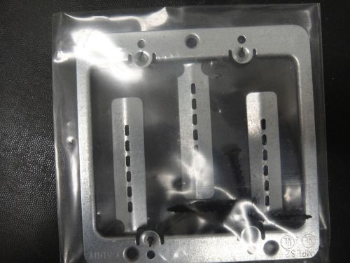 (Box of 10) Cady Fastners Low Voltage Double Ganf Screw on Bracket MPLS2