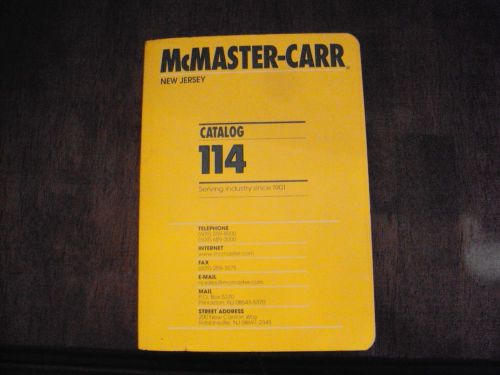 McMaster-Carr #114 catalog