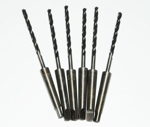 Brand new drill bits morse taper chicago laprobe 7/32 high speed lot of six for sale
