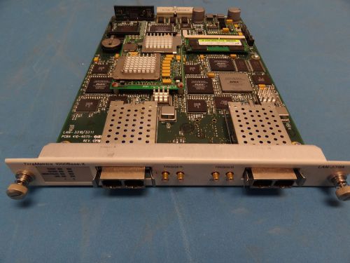 Spirent SmartBits LAN-3311A 2-Port GBIC TeraMetrics 1000Base-X Module Tested