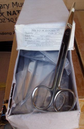 5.5  stainless steel Medical Scissors Surgical instruments 12 pieces one dozen