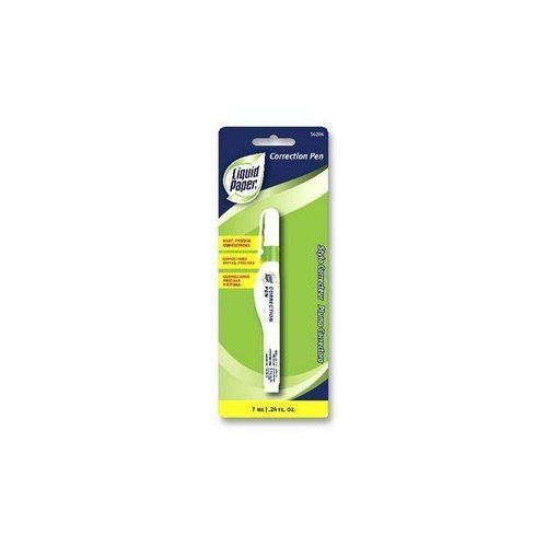 Liquid paper correction pen .24 oz each 5620415 sanford for sale