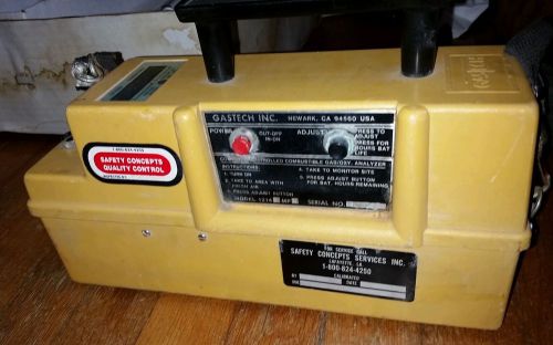 GasTech GasTechtor Intrinsically Safe Gas Alarm Combustable/Oxy Model 1214 SMP