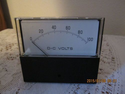 GE  D C volt meter gauge C078