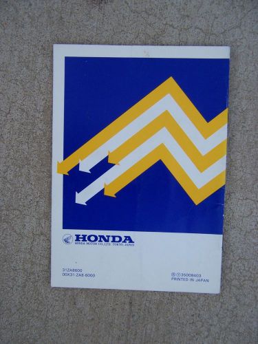 1984 Honda EG650 Generator Owner Manual Operation Maintenance LOTSA MANUALS!  S