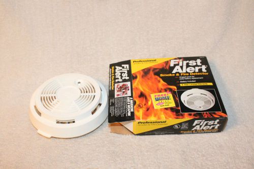 First Alert Professional Smoke/ Fire Detector Alarm Safety Protection Security