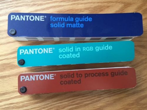Pantone Color Guides (3) ISBN 1-59065-064-6, 1-576164-59-4, 1-576164-65-9