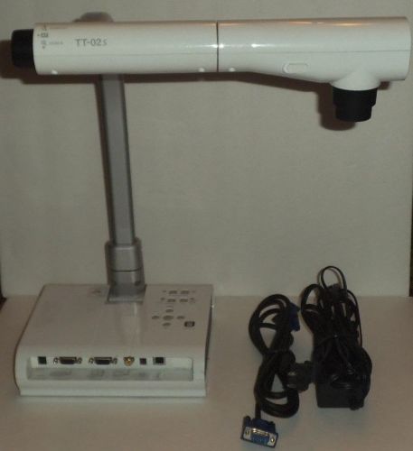 Elmo TT-02S Document Camera with Power Supply &amp; VGA Cable*FREE SHIPPING*WARRANTY