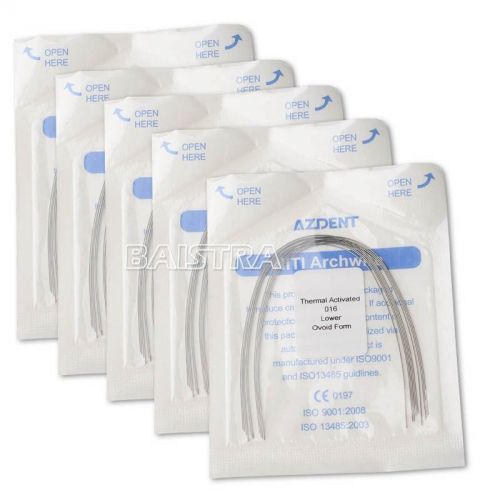 10 packs Orthodonic Thermal Activated Round Niti Arch Wire