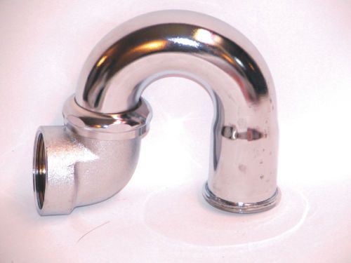 1 1/2&#034; Sink Trap with cast elbow J-Bend  ( YOU ARE BIDDING ON 2 TWO UNITS )