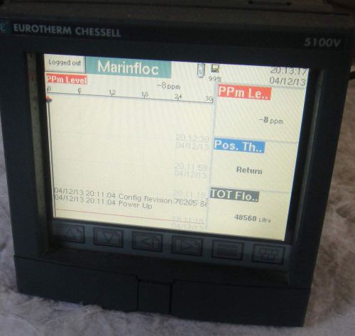Paper Less Chart Recorder EUROTHERM CHESSELL Model 5100V
