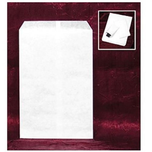 Paper merchandise bags 6 x 9&#034; - white 100 bags for sale