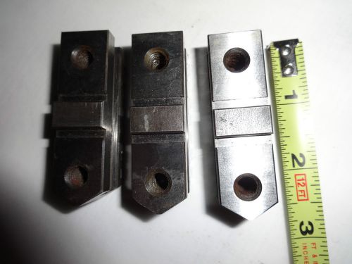 EXTRA SET OF 3 JAWS 6&#034; BUCK CHUCK -  COMMONLY USED ON HARDINGE MACHINES