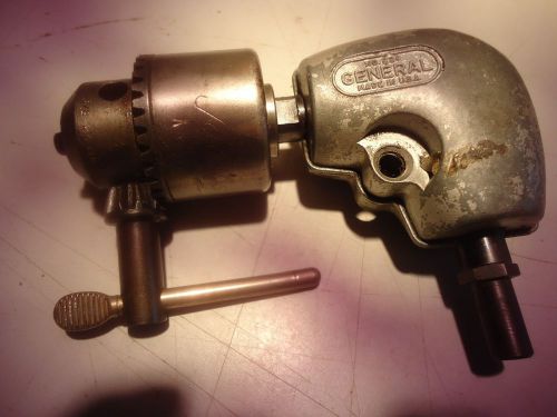 General, right angle  attachment, Jacobs  1/2 in cap chuck _______________A-274