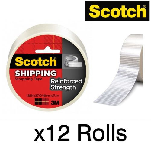 X12 rolls scotch 3m reinforced strapping packaging &amp; shipping tape #8950-30 for sale