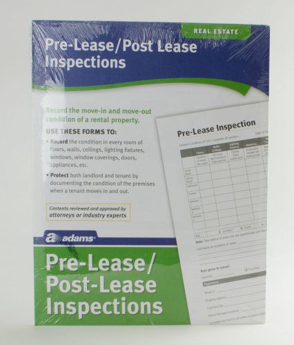 Adams Pre-Lease/Post Lease Inspection Forms