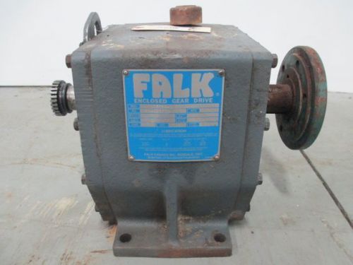 Falk 1030fc2a worm gear 5hp 3.337 enclosed drive gear reducer d211659 for sale