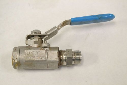 Neles jamesbury jos156m 2000wog stainless  1/2 in npt ball valve b310972 for sale