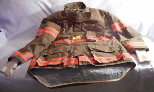 Quaker Safety Structural Fire Fighting Khaki Apparel Coat 54-32  12/06