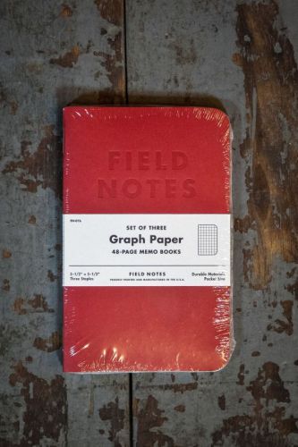 Field Notes Brand &#034;Red Blooded&#034; Limited Edition