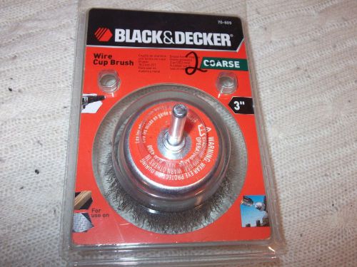 Brand New  Black&amp;Decker Wire cup Brush 3&#034;