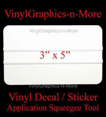 Plastic Vinyl Wrap Film Decal Squeegee Application Tool 3&#034;x5&#034;  Buy2Get1 FREE!!!