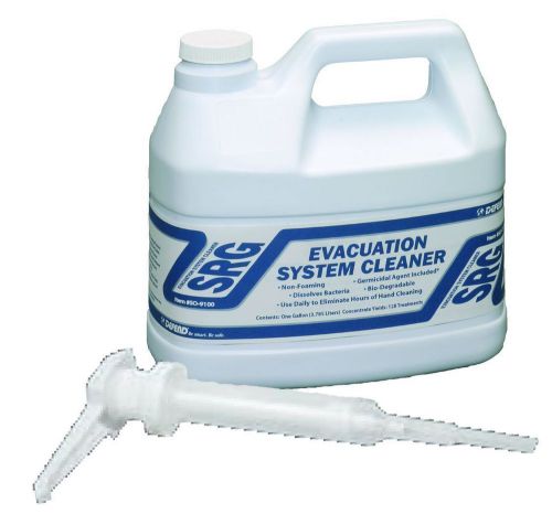SRG Evacuation vaccum line cleaner 1 GALLON W/ PUMP dental supply Non Foaming