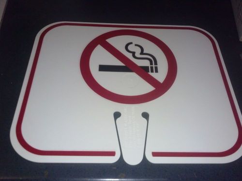 Traffic Cone Sign, Blk/Wht/Red , No Smoking Symbol
