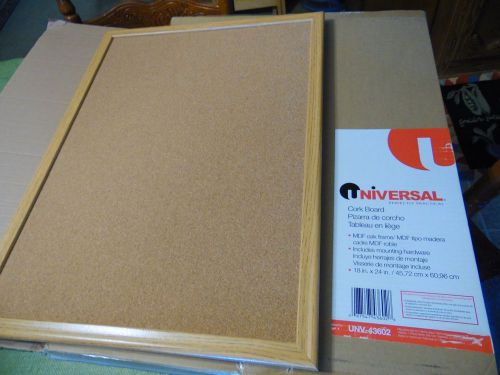 Universal cork bulletin board - unv43602 for sale