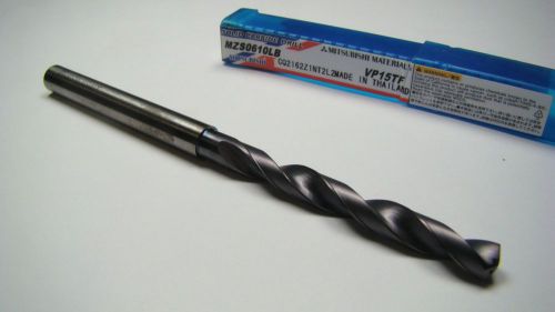 MITSUBISHI Carbide Coolant Drill 0.2402&#034; 6.1mm 140 Deg MZS0610LB VP15TF [1985]