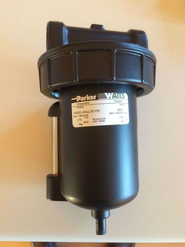 NEW Parker Watts F602-04WJ/M5 Pneumatic Filter w/Sight Glass, Drain 1/2&#034; NPT