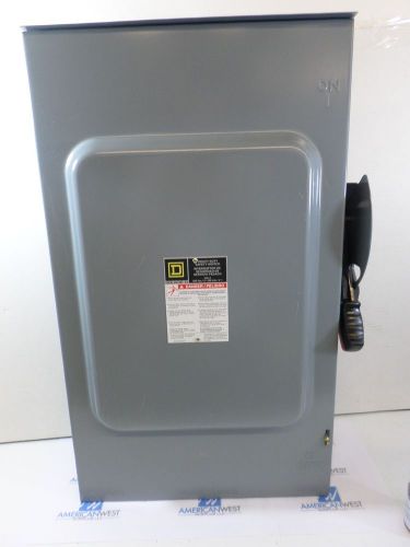 New Surplus Square D HU364RB  200 amp 600 volt 3R non fused safety switch
