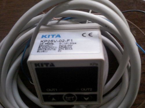 KITA High Precision Digital Pressure Switch KP25V-02-F1 -0.1~0MPa 12-24VDC