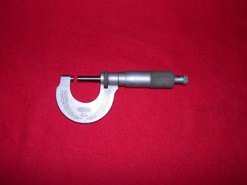 Craftsman 0&#034;-1&#034; Micrometer (Made In Germany)