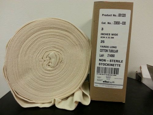 Alba Health Cotton Stockinette 081220  Roll of 2&#034; and 25 Yards Flesh Tone