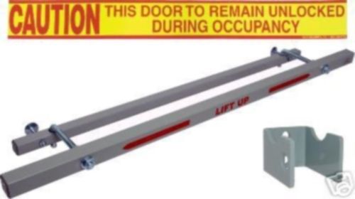 NEW Exit Security Blockade Bar for 48&#034; Outswing Door Forced Entry Deterrent