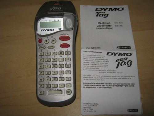 Dymo Letra Tag 2-line Printing &amp; 7 Styles 4 Sizes Personal Office Labelmaker