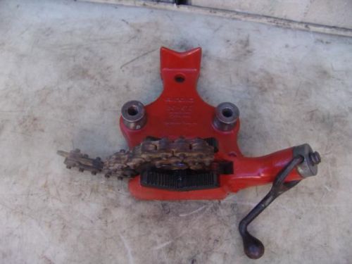 Ridgid bc-610 chain pipe vise 1/8 - 6 pipe threader 300 #3 for sale