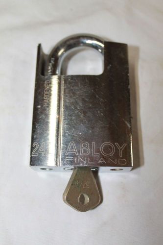 ABLOY FINLAND 242 Lock Used Great Shape w/Key